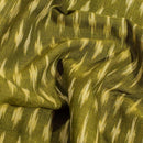 Olive Two Tone Mercerised Ikat Fabric