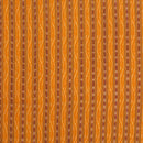 Orange Colour Mercerised Ikat Fabric
