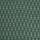 Malachite Green Colour Mercerised Ikat Fabric