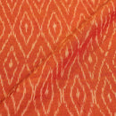 Rust Two Tone Mercerised Ikat Fabric