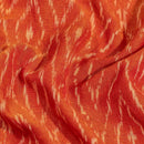 Rust Two Tone Mercerised Ikat Fabric