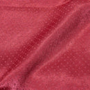 Peach Pink Colour Gaji Dani Fabric