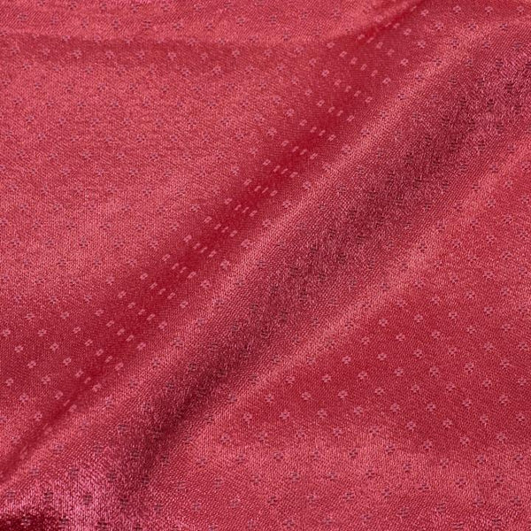 Peach Pink Colour Gaji Dani Fabric