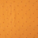 Orange Colour  Self Jacquard Cotton Fabric