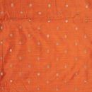 Orange Colour Golden Butta Spun Dupion Fabric