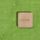 Parrot Green Two Tone Golden Butta Spun Dupion Fabric