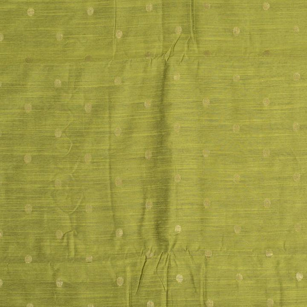Dark Olive Colour Golden Butta Spun Dupion Fabric
