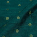 Blue Grass Colour Golden Butta Spun Dupion Fabric