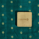 Blue Grass Colour Golden Butta Spun Dupion Fabric