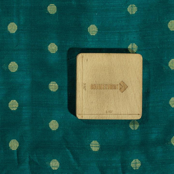 Blue Grass Colour Golden Butta Spun Dupion Fabric