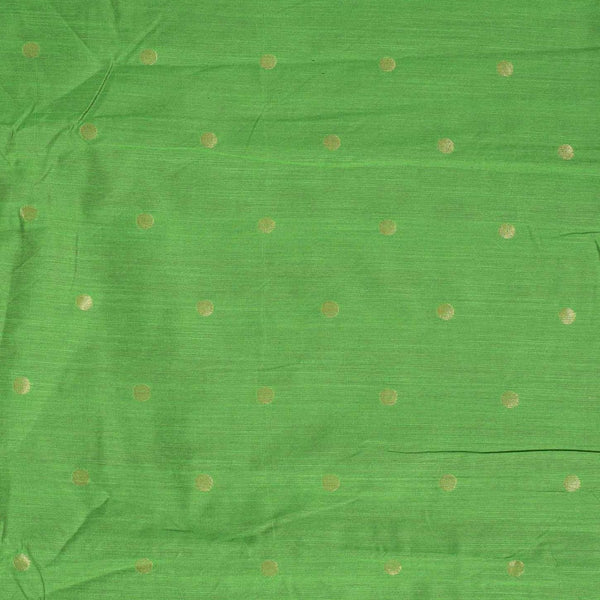 Classic Green Two Tone Golden Butta Spun Dupion Fabric