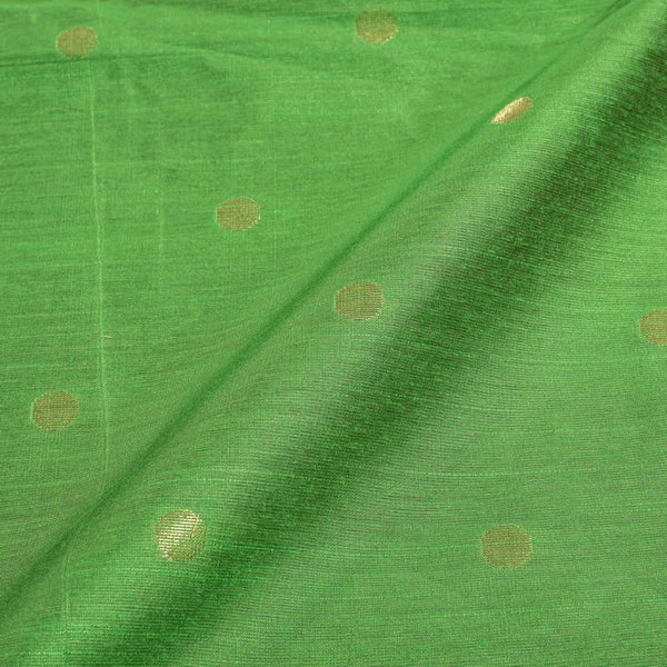 Classic Green Two Tone Golden Butta Spun Dupion Fabric