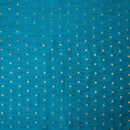 Aqua Blue Two Tone Golden Butta Spun Dupion Fabric