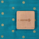 Aqua Blue Two Tone Golden Butta Spun Dupion Fabric