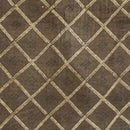 Cedar Colour Ajarakh Hand Block Print Muslin Dobby Fabric Pre Cut Of 2.5 Meter