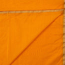 Golden Jari Border Kora Chanderi Fabric