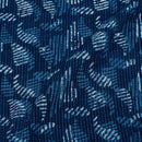 Indigo Colour Geometric Block Print Kantha Cotton Fabric
