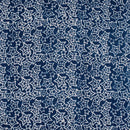 Indigo Colour Geometric Block Print Kantha Cotton Fabric