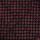 Black Color  Double Kaam Vegetable Print Gamathi Cotton Fabric