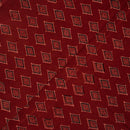 Maroon Color Double Kaam Vegetable Print Gamathi Cotton Fabric
