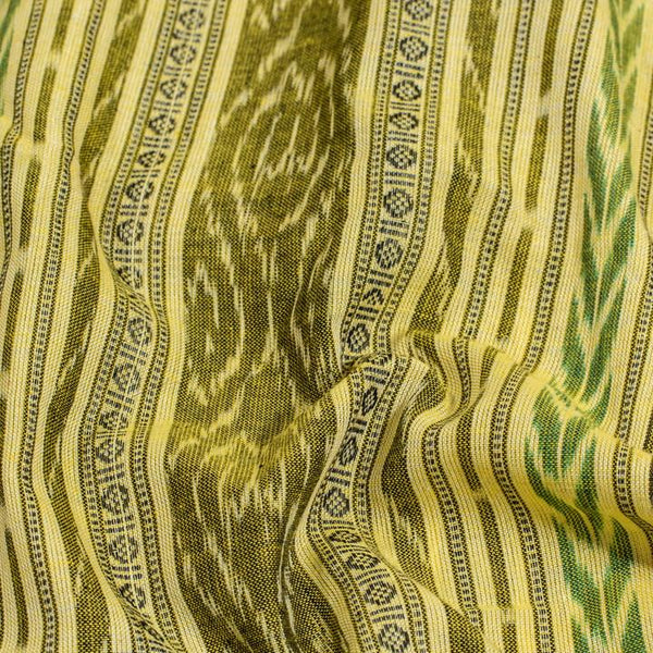 Handloom Sambalpuri Ikat Cotton Fabric 1.07 Meters[42 inches] Width 