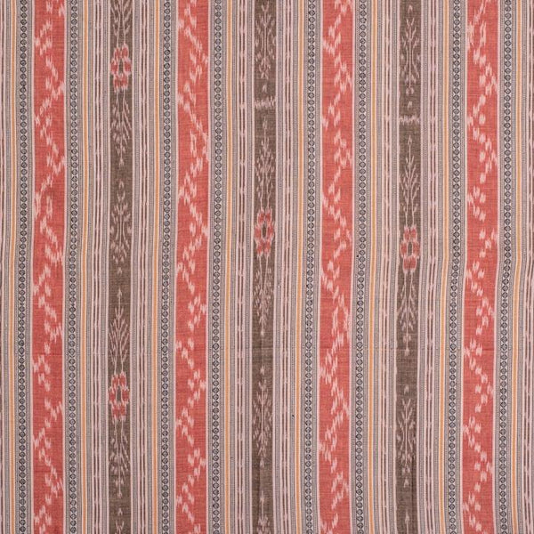 Handloom Sambalpuri Ikat Cotton Fabric 1.07 Meters[42 inches] Width 