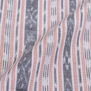 Off White Handloom Sambalpuri Ikat Pattern Cotton Fabric 1.07 Meters[42 inches] Width 