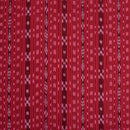 Red Handloom Sambalpuri Ikat Pattern Cotton Fabric 1.07 Meters[42 inches] Width 