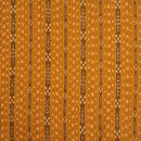 Mustard Orange Handloom Sambalpuri Ikat Pattern Cotton Fabric 1.07 Meters[42 inches] Width 