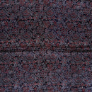Black Colour Hand Block Print Gaji Fabric