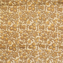 Bronze Mist Colour Dabu Print Mashru Gaji Fabric