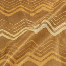 Bronze Mist Colour Dabu Print Mashru Gaji Fabric