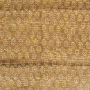 Bronze Mist Colour Dabu Print Mashru Gaji Fabric