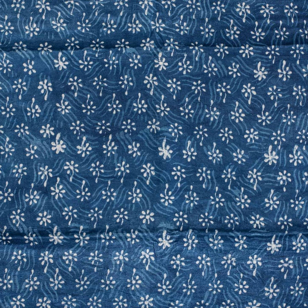 Bronze Mist Colour Dabu Print Mashru Gaji Fabric
