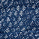 Indigo Colour Dabu Print Mashru Gaji Fabric