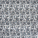 Steel Grey Colour Dabu Print Mashru Gaji Fabric