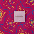 Rani Pink Colour Bandhani Print Cotton Fabric 