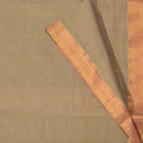 Ivory To Pink Two Tone Nizam  Border Pure Mangalgiri Cotton Fabric