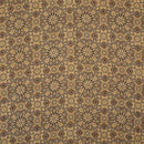 Cedar Colour Ajarakh Natural Dye Block Print Cotton Fabric