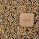 Cedar Colour Ajarakh Natural Dye Block Print Cotton Fabric