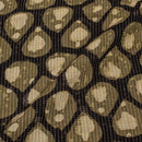Olive Green Colour Dabu Leaves Block Print Cotton Fabric 42 inch Width