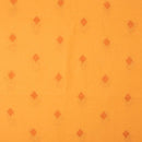 Bright Yellow Colour Self Butta Jacquard Cotton Fabric