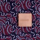 Midnight Blue Colour Natural Hand Block Print Modal Fabric