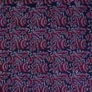 Midnight Blue Colour Natural Hand Block Print Modal Fabric