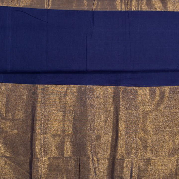 Mercerised Cotton With one Side Big Border Fabric for Sarees and Kurtis