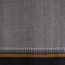 Grey Colour Mercerised Cotton With Two Side Temple Border Fabric for Sarees and Kurtis