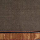Ecru Colour Mercerised Cotton With Two Side Ethnic Border Fabric for Sarees and Kurtis