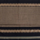 Ecru Colour Mercerised Cotton With Two Side Ethnic Border Fabric for Sarees and Kurtis