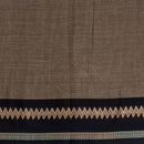 Ecru Colour Mercerised Cotton With Two Side Ethnic Border Fabric for Sarees and Kurtis