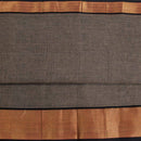 Ecru Colour Mercerised Cotton With Two Side Ethnic Border Fabric for Sarees and Kurti